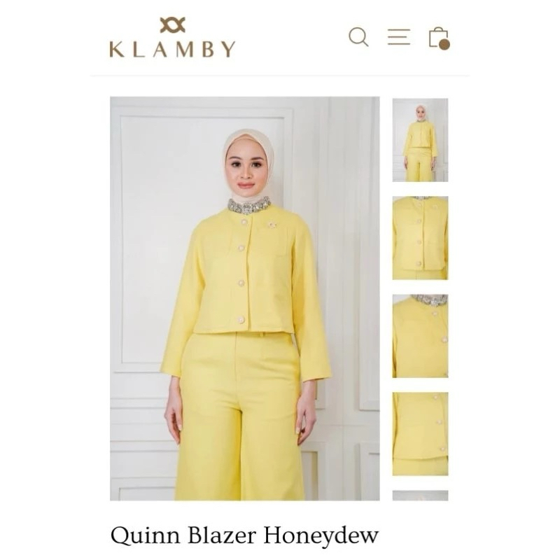 Preloved Quinn Blazer  Wearing Klamby Size L