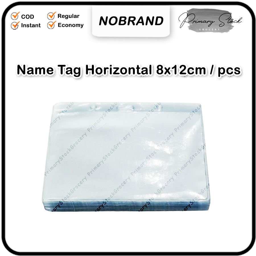 

Name Tag ID Card Polos Tempat Kartu Nama Murah Lebar Landscape 8 x 11.5 cm