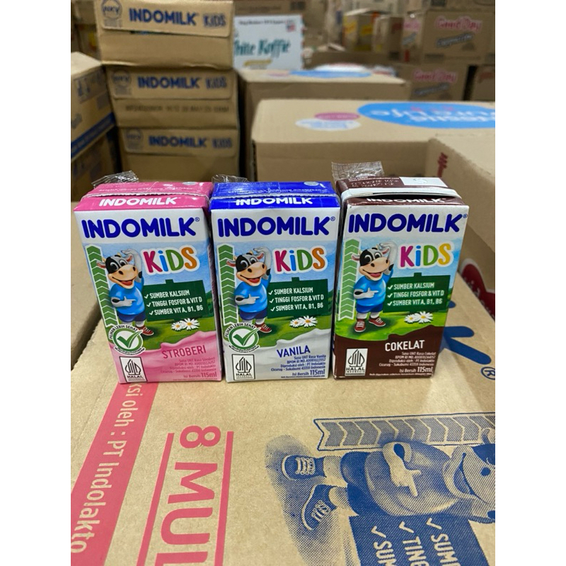 

Indomilk kids uht 115ml isi 40pcs
