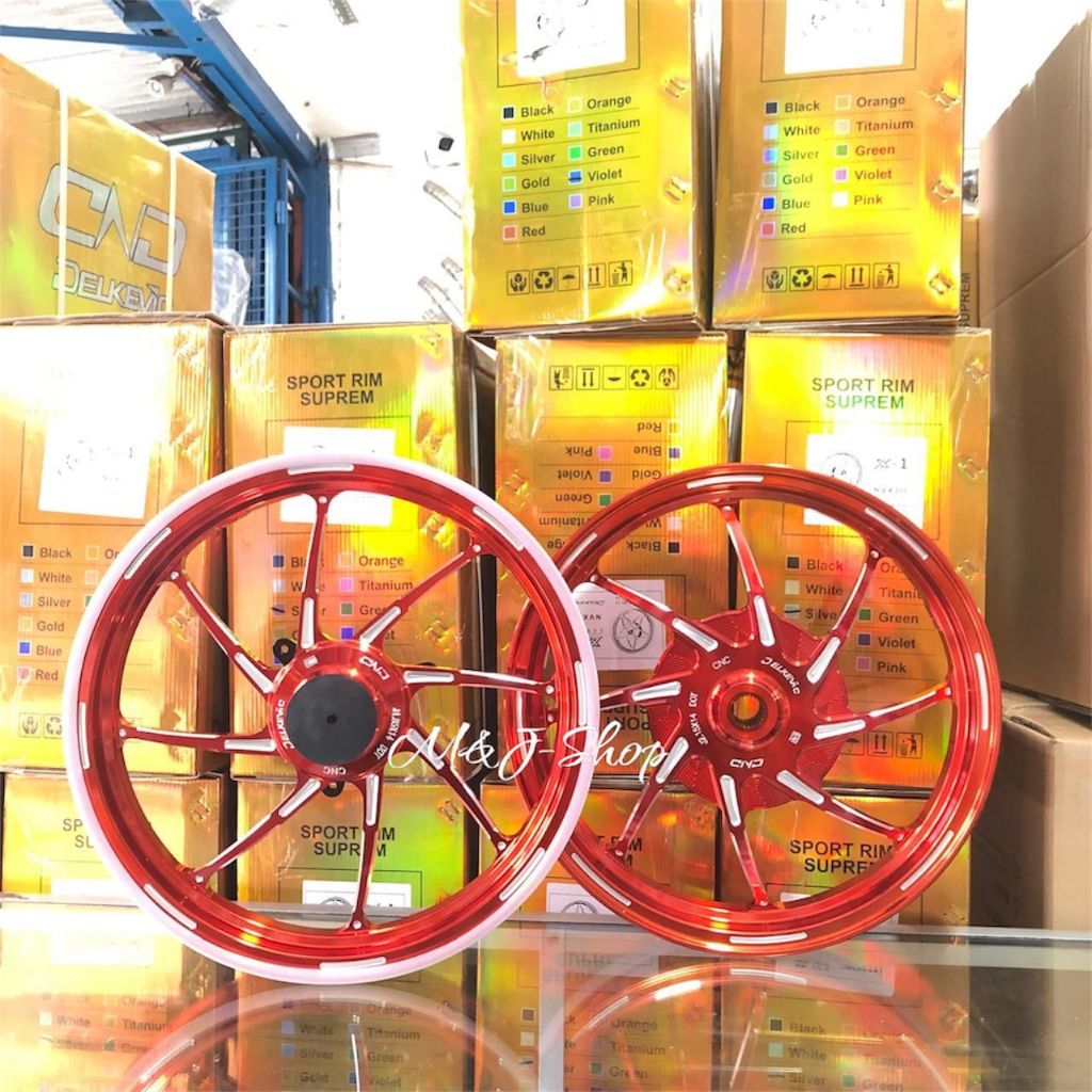 VELG RACING DND M-8 NMAX NEW, AEROX OLD, AEROX NEW VELG DND DELKEVIC RING 14