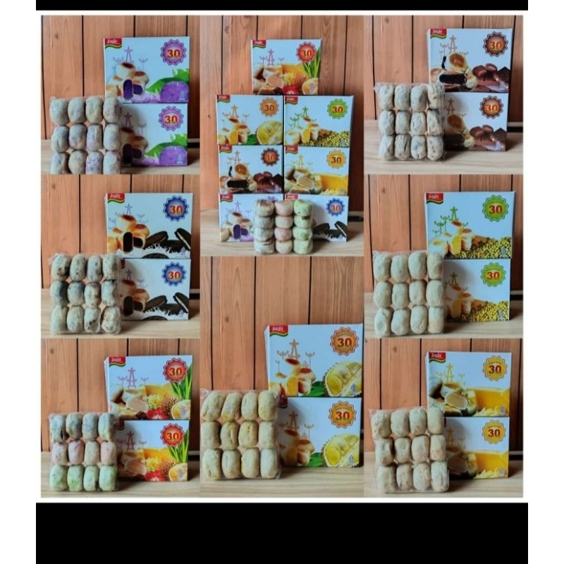 

Aneka Jajan/ Bakpia PAKET HEMAT ISI 5 BOX Random