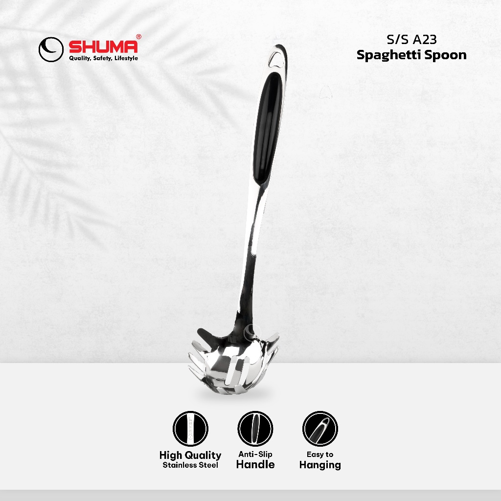 Shuma Stainless High Quality Spagethi Spoon Alat Masak Spagethi dan Pasta