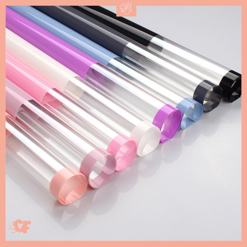 

20 LEMBAR Kertas Buket Bunga Frame Transparan Flower Wrapping Paper Cellophane KB6054