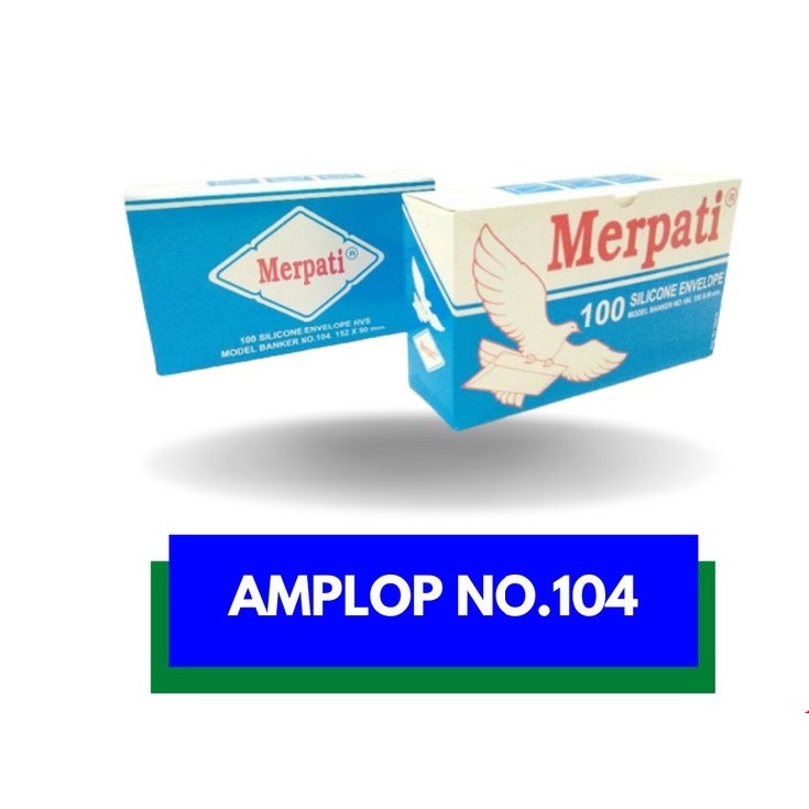 

Amplop Surat / Amplop Putih Merpati 104 LEM / Amplop Uang (100 Lembar)