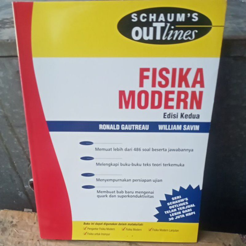 buku original schaum's outlines fisika modern edisi kedua