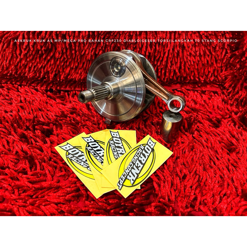 ASKRUK KRUK AS MP/MEGA PRO BAHAN CRF230 DIABLO|GESER TORSI|LANGKAH 68 - 70 - 72 -74 - BOYRENK RACING