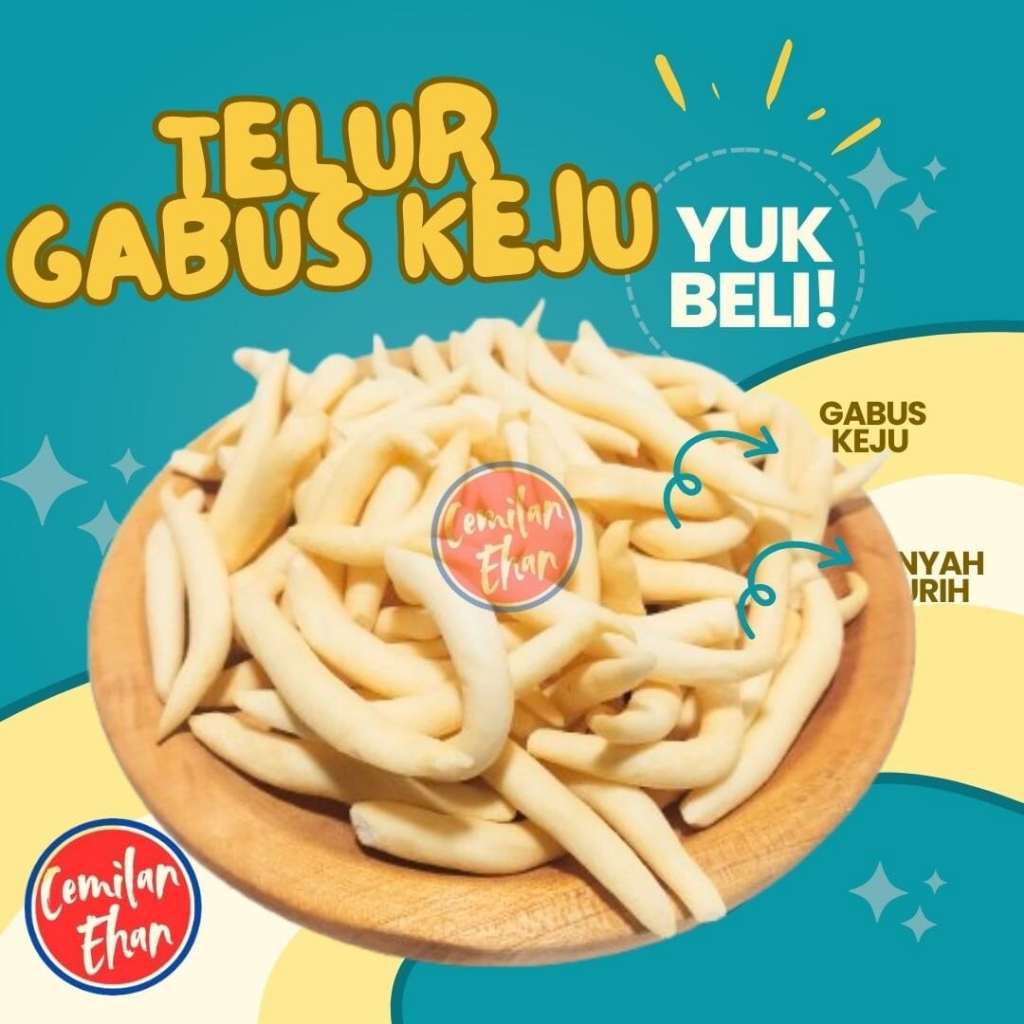 

Telur Gabus Keju - 250gr Telor Gabus Cendol Keju Kopong Murah Kiloan