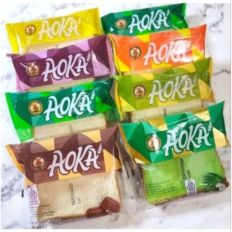 

[BN1] (DPT 10 BIJI) ROTI AOKA PANGGANG / GULUNG ANEKA RASA