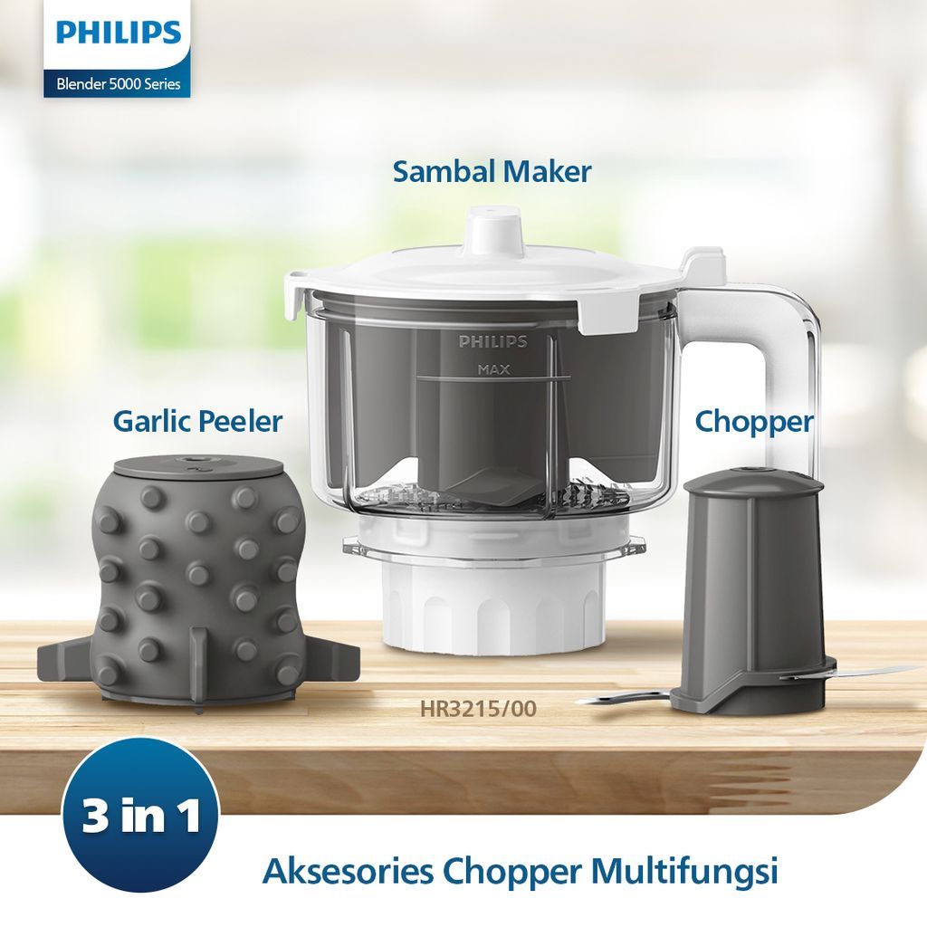 Spearpart Philips Choper 3in1 HR3215  & Sambal Maker HR3211 untuk Series 5000 tipe HR2221 HR2222 HR2
