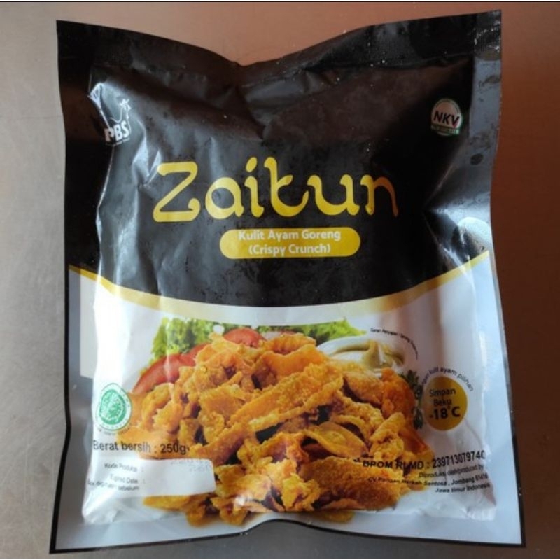 

Kulit Ayam Crispy Goreng Zaitun 200gr