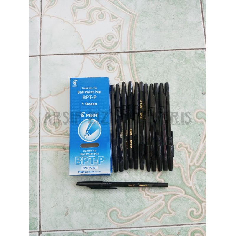 

Pulpen Ballpoint Pen Pilot BPT-P Stainless Tip Fine Point