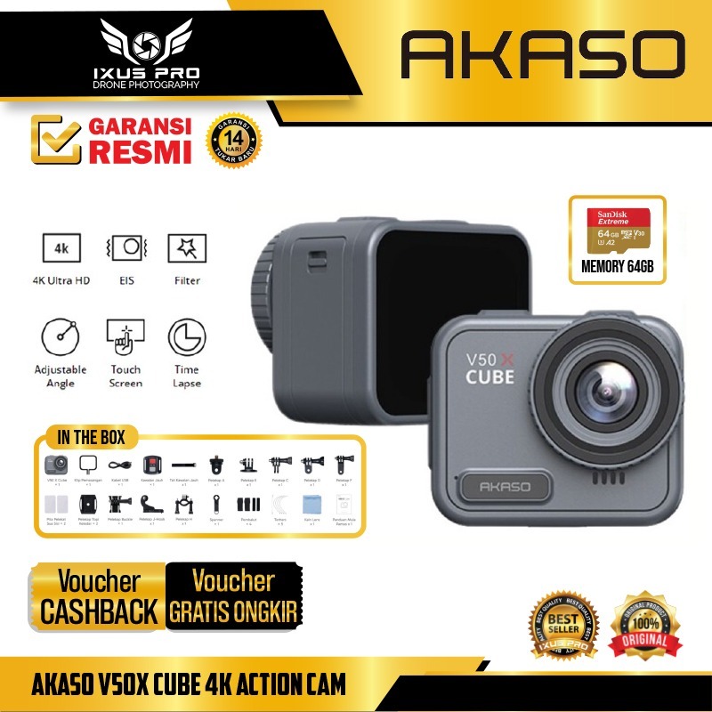 Akaso V50X Cube 4K Action Cam / Akaso V50 X Cube