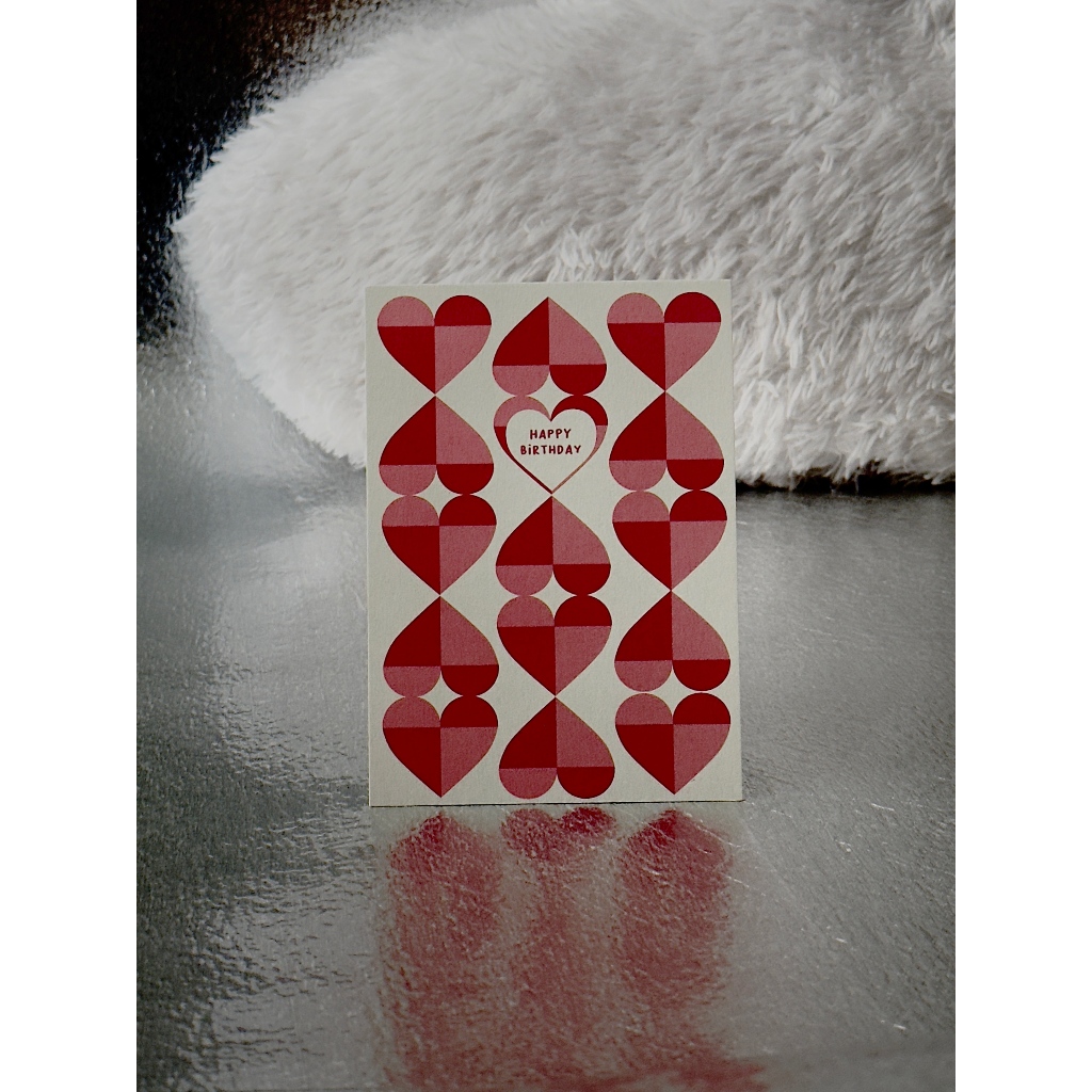 

Heart Birthday Greeting Card