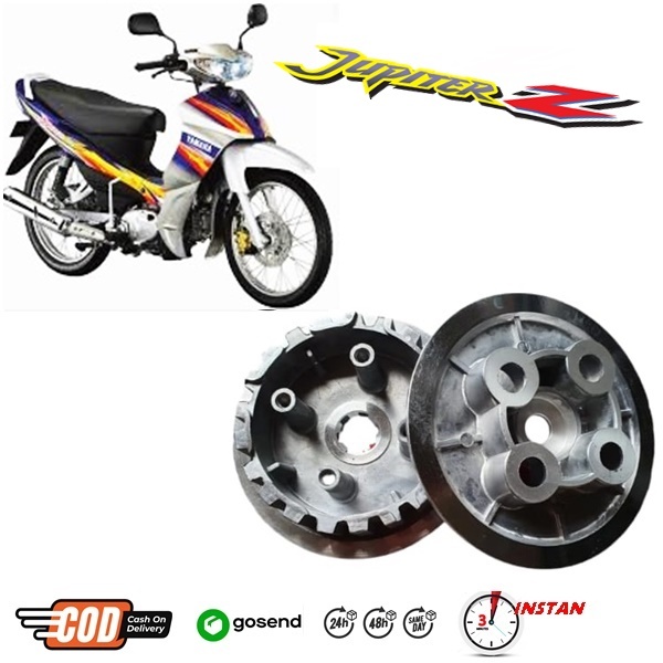 kaki 4 + lawan set dudukan kampas kopling Jupiter z Old