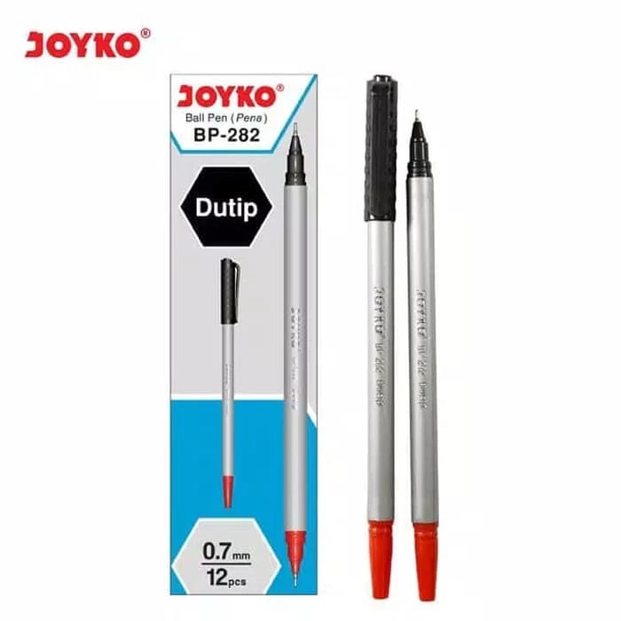 

Bolpoin Pulpen Ball Pen Joyko BP-282 Ditup 2 Warna HItam Biru 1 Pcs
