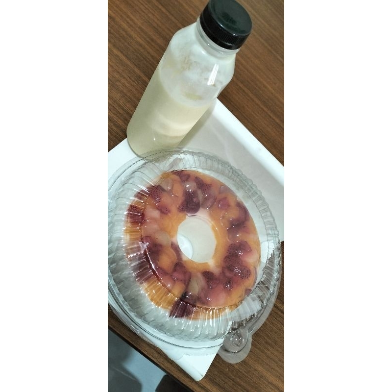 

Puding buah sedang