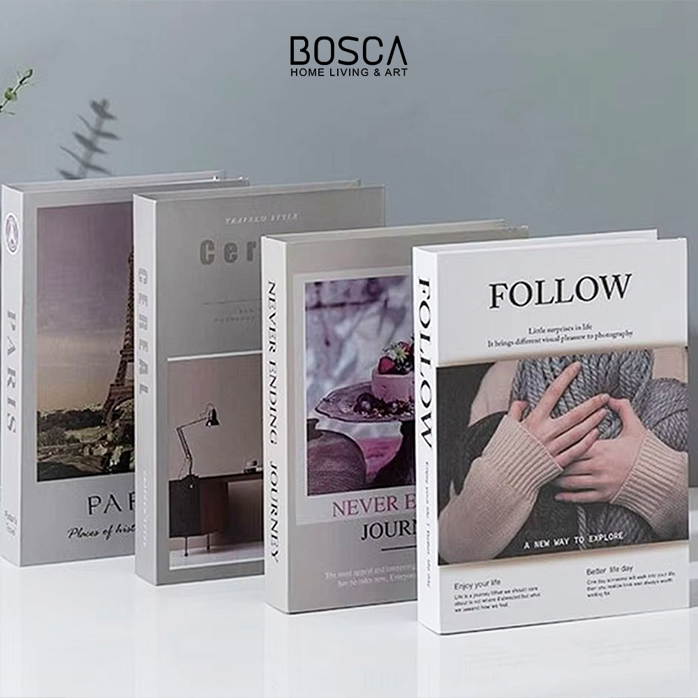 Bosca Living - Buku Dummy Pajangan Dekorasi / Dummy Book / Aesthetic Dummy Book Decoration / Propert