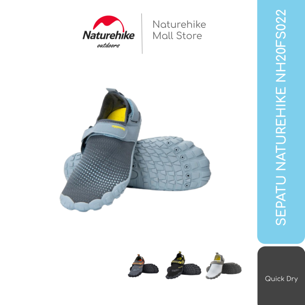 SEPATU AIR NATUREHIKE NH20FS022 SEPATU PANTAI ANTI AIR KARET PVC
