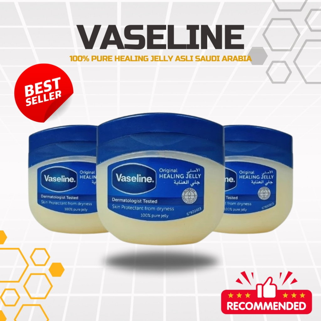 Vaseline Arab / Krim Pelembab & Pelindung dari UV / Vaseline Asli Arab 50ml / 100ml