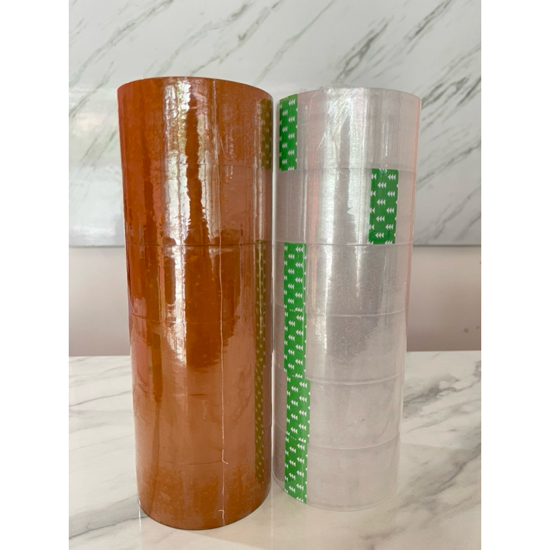 

lakban bening coklat 1 slop isi 6pcs(1SLOP 6PCS)