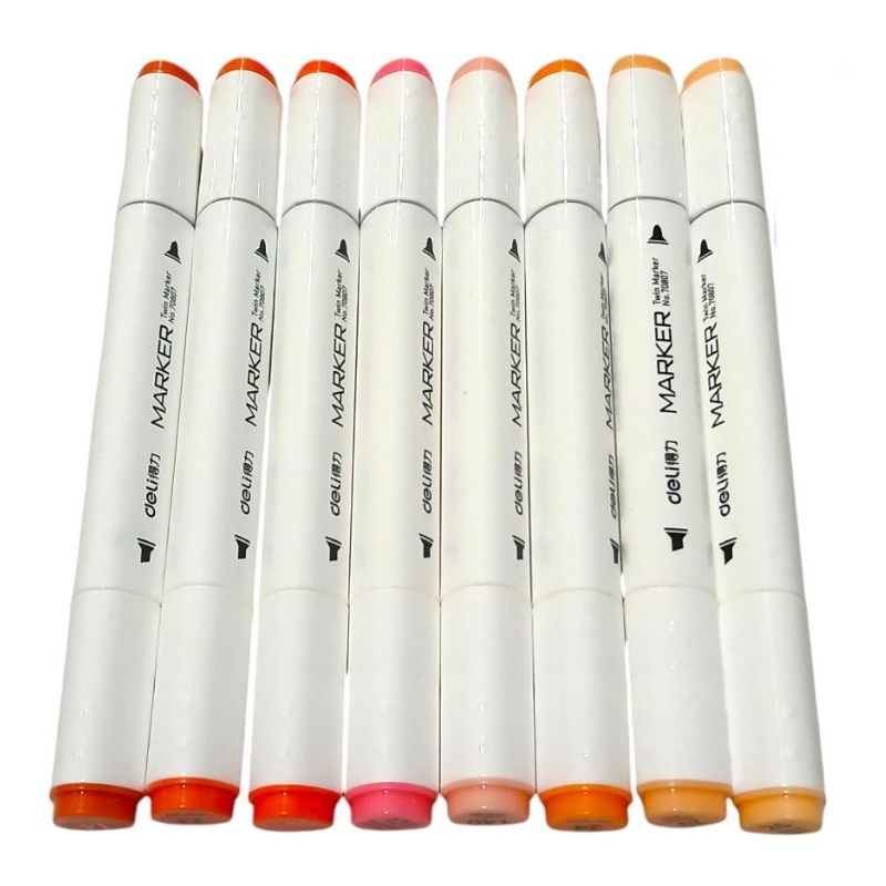 

8 IN 1 DELI TWIN MARKER ALKOHOL BASED SKETCH DRAWING PEN