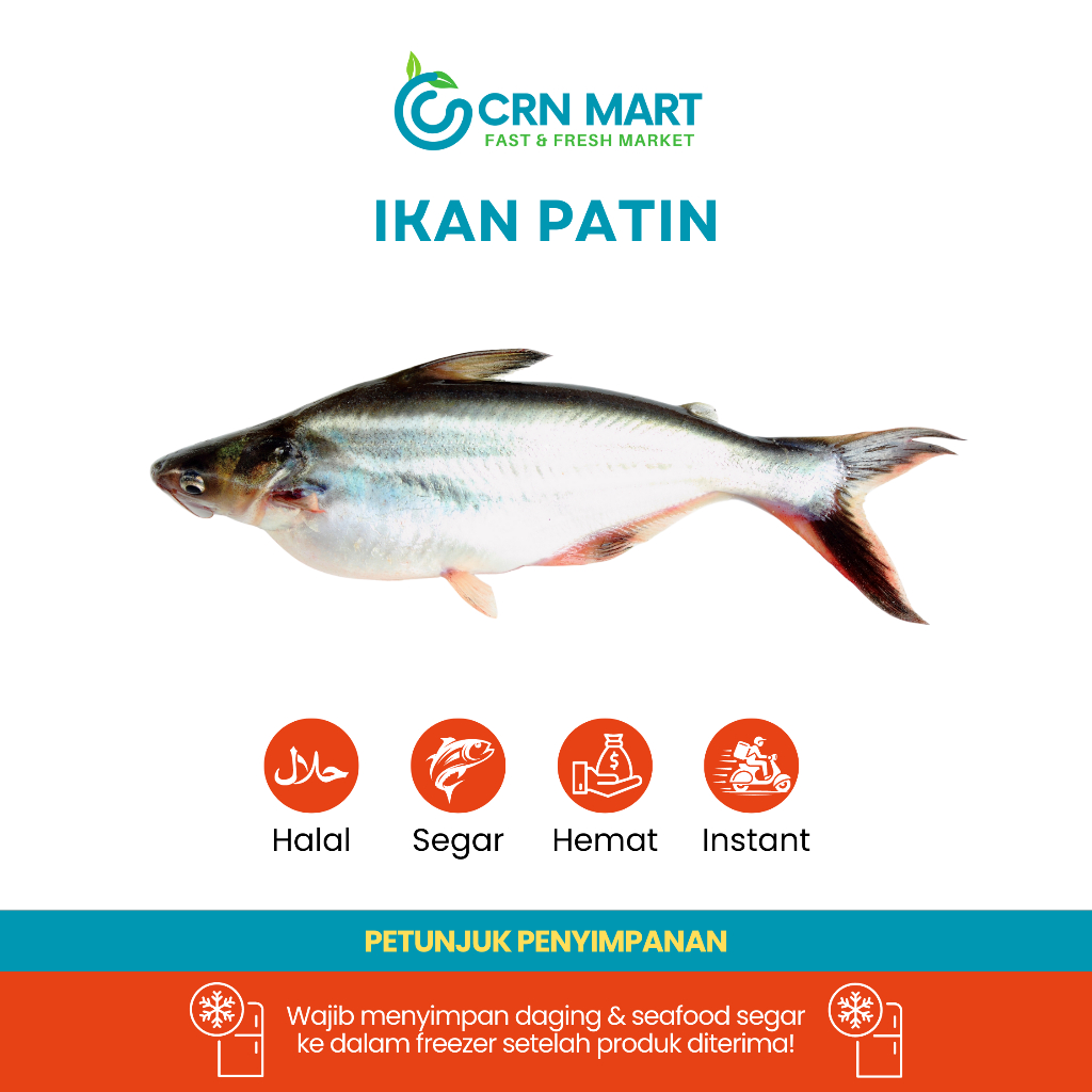 

CRN MART - Ikan Patin Segar/Ikan Air Tawar Segar/Ikan Patin Fresh Per Ekor 0.8-1kg