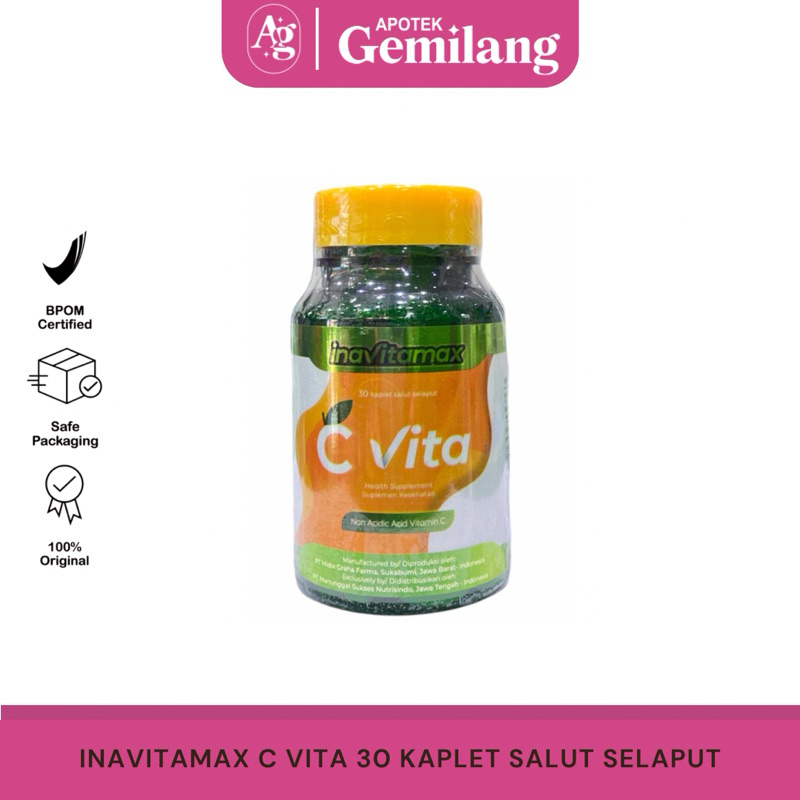 Inavitamax C Vita 30 Kaplet Salut Selaput