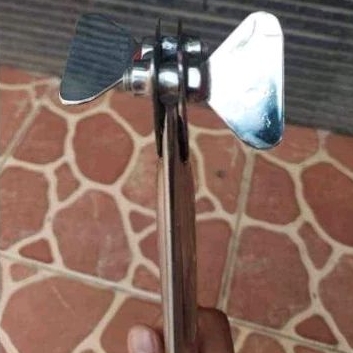 cagak joran lipat stainless