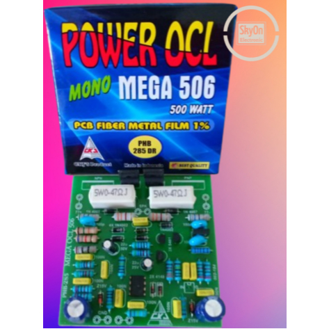 KIT POWER OCL MEGA 506 MONO 500WATT CKJ PHB 285DR ORIGINAL