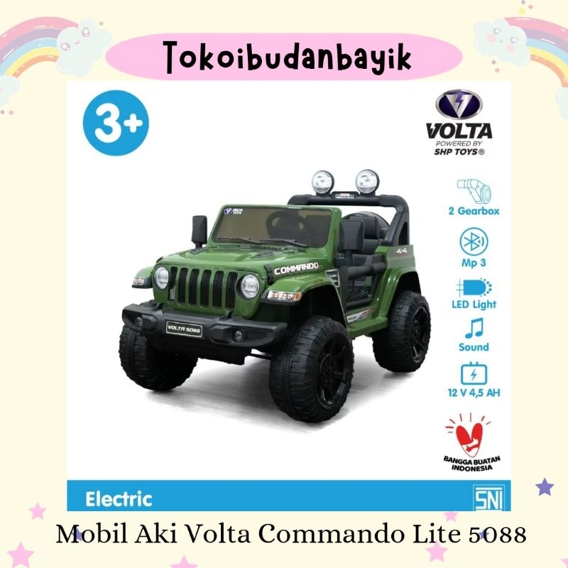 Mobil Aki Commando Lite Volta Toys by SHP (VOLTA 5088)