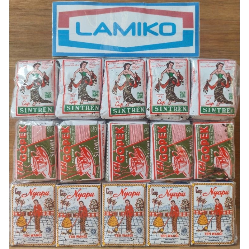 

[ Paket Teh Racikan ] Teh Sintren-Gopek-Nyapu Slop isi 30×40gr Teh Racikan Solo Teh Solo