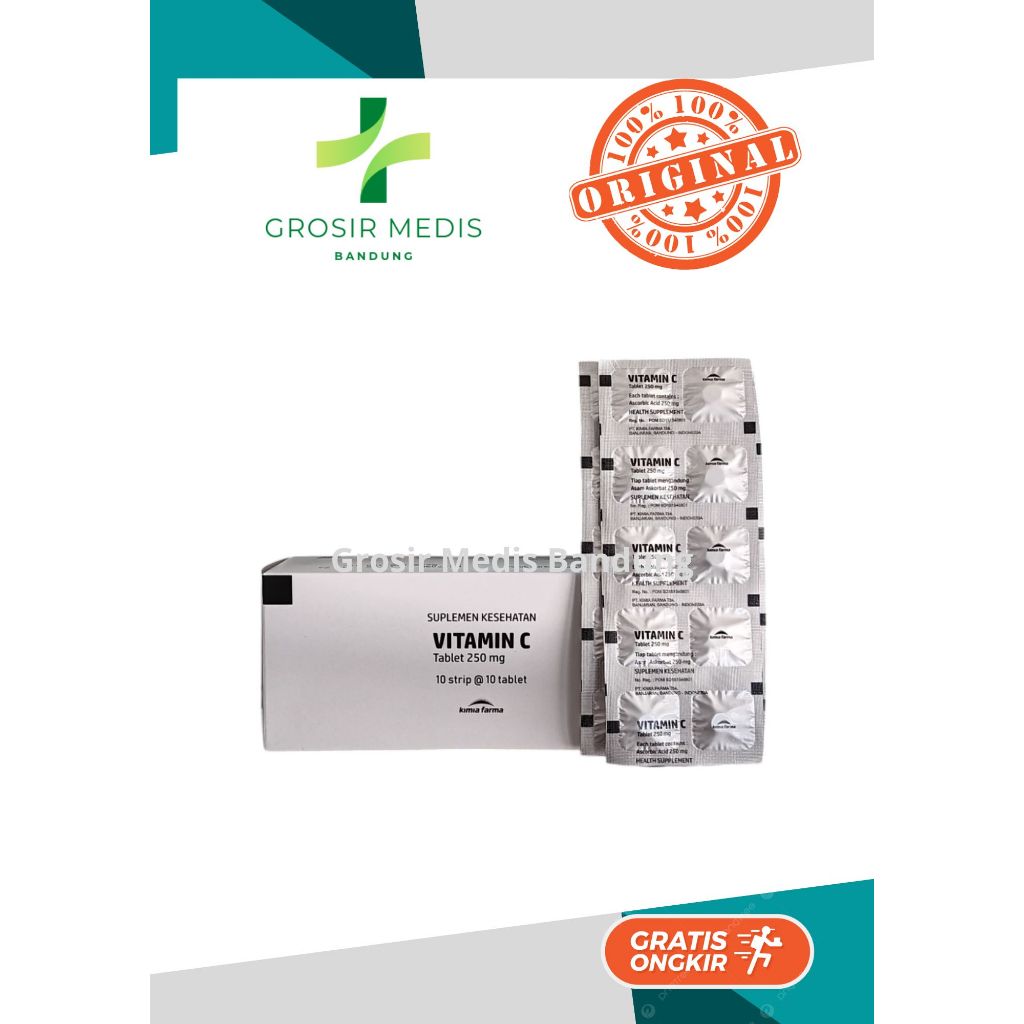 VITAMIN C 50mg | VITAMIN C 250 mg KIMIA FARMA  | VITAMIN C 500 mg PROMED