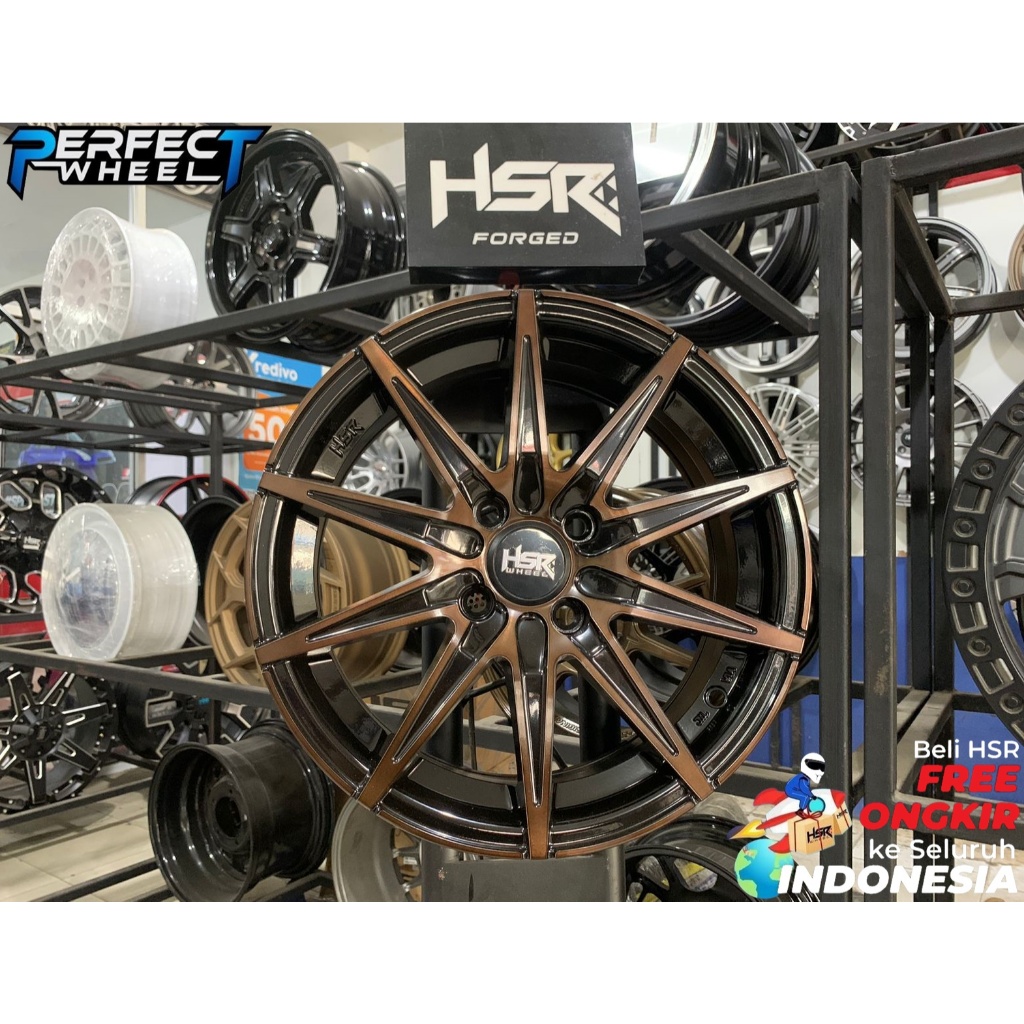 Jual Velg Modifikasi Modifikasi Agya,Brio,Datsun,Xenia,Livina,Serena Hsr Wheel Kccx-2 Ring 15