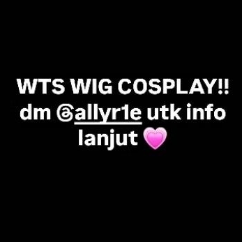 WIG COSPLAY SECOND FEM REO/ HU TAO STYLED MANMEI