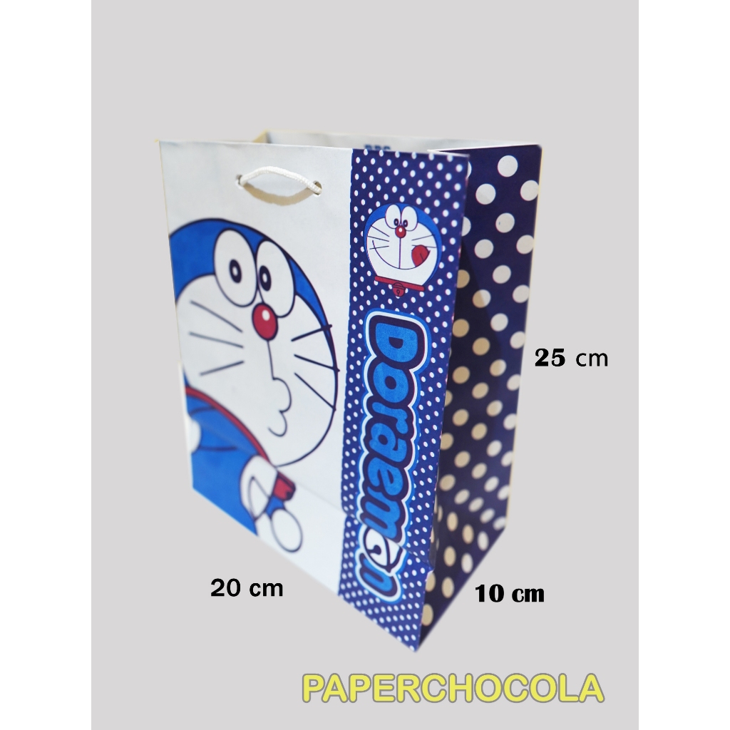 

Paper Bag DORAEMON 20x10x25 Tas kertas Goodie Bag Paperbag DORAEMON