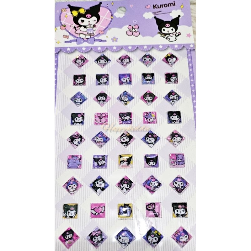 

KUROMI STICKER TIMBUL TEBAL REKATAN BAGUS PRRMIUM ISI 45 PCS