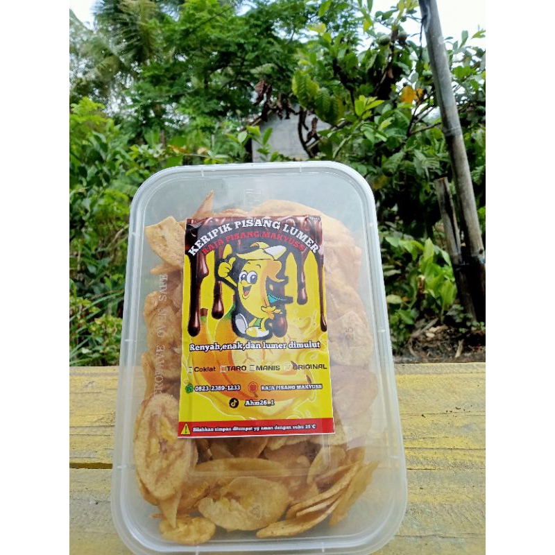 

Keripik Pisang Lumer Makyuss(Varian Original)