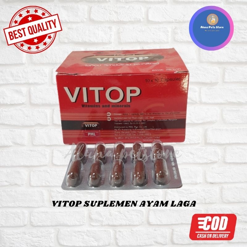 Vitop suplemen ayam laga original