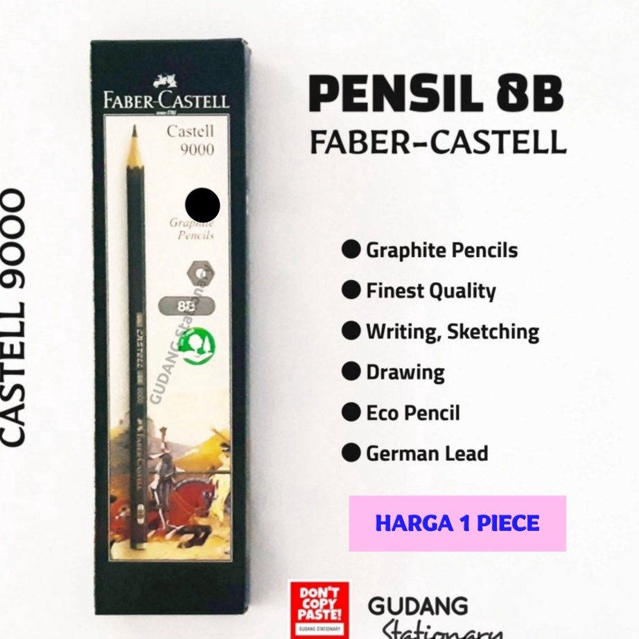 

BELANJA PUAS Pensil 8B FABERCASTELL 1 pcs