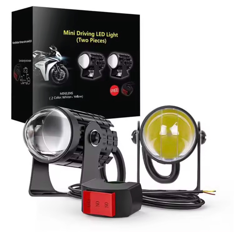 LAMPU TEMBAK LASER/Lampu Tembak Sorot LED Motor Work Light/Lampu Led Sorot Motor Universal 12-80V La