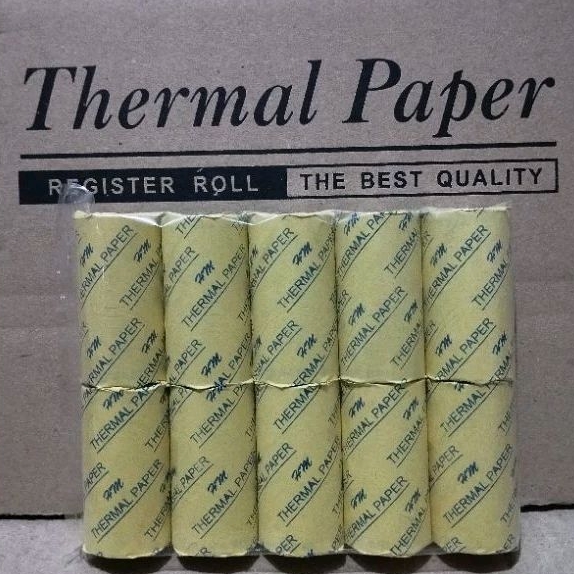 

kertas struk kasir thermal termurah ukuran 57x40mm paket 10 rol