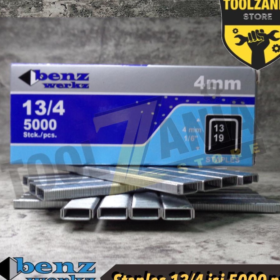 

HANYA DISINI Isi staples tembak 4mm 134 tacker stapler R23 134 isi 5 pcs benz werkz 5pcs 134