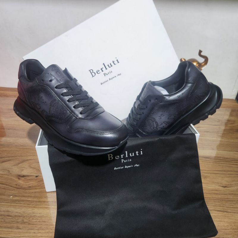 sepatu pria berluti cowok sneaker mirror vip shoes men top P1SHOES