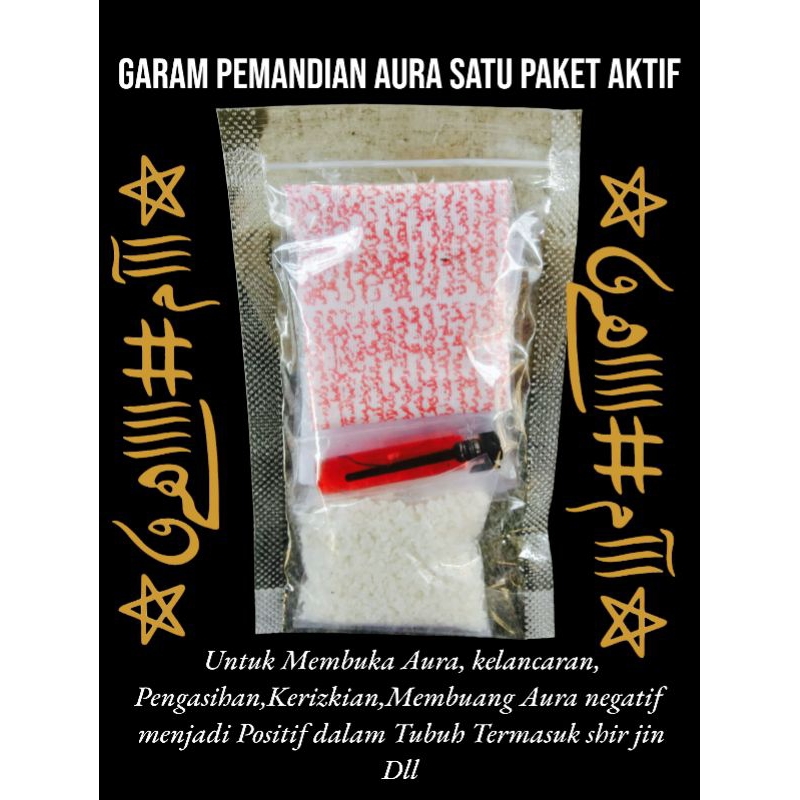 

Garam Pemandian Aura Satu Paket Aktif