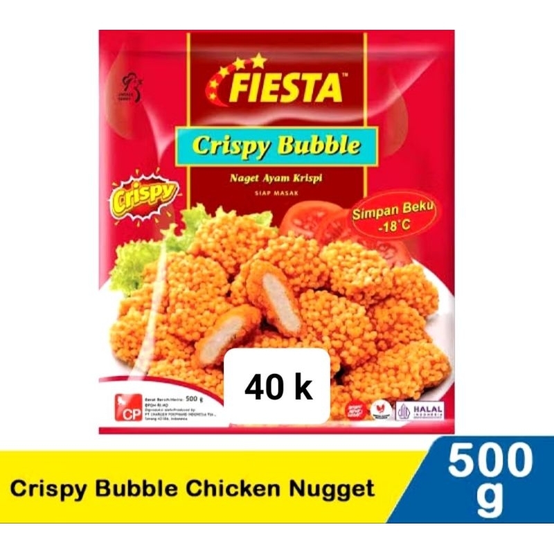 

Chicken nugget fiesta crispy bubble