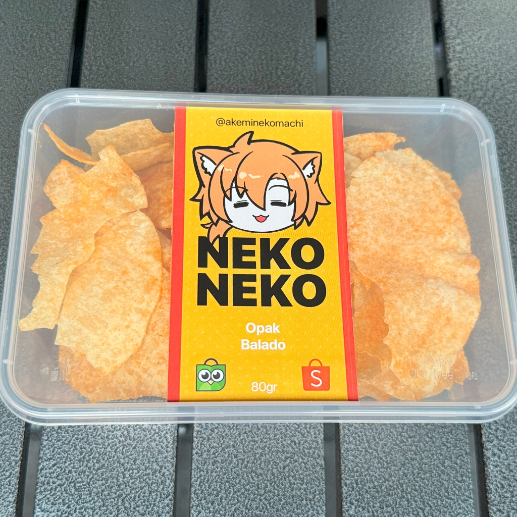 

NEKONEKO - Opak Balado Cemilan Dijamin KRIUK!!