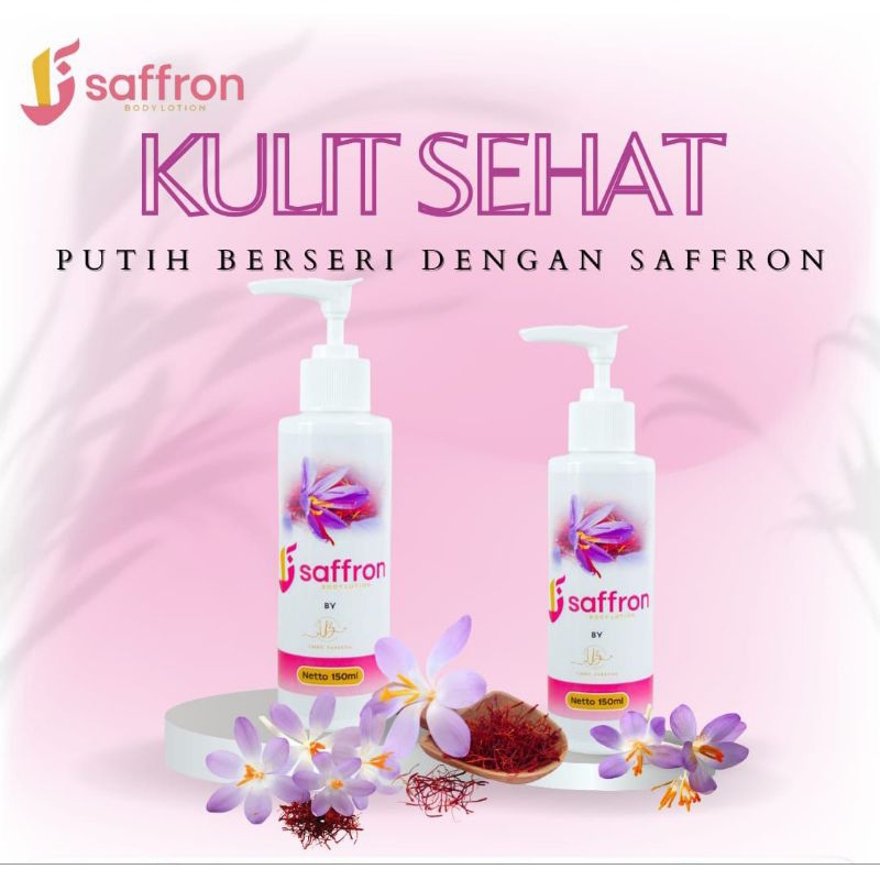 SAFFRON BODY LOTION + SPF30 AMAN~HALAL~BPOM