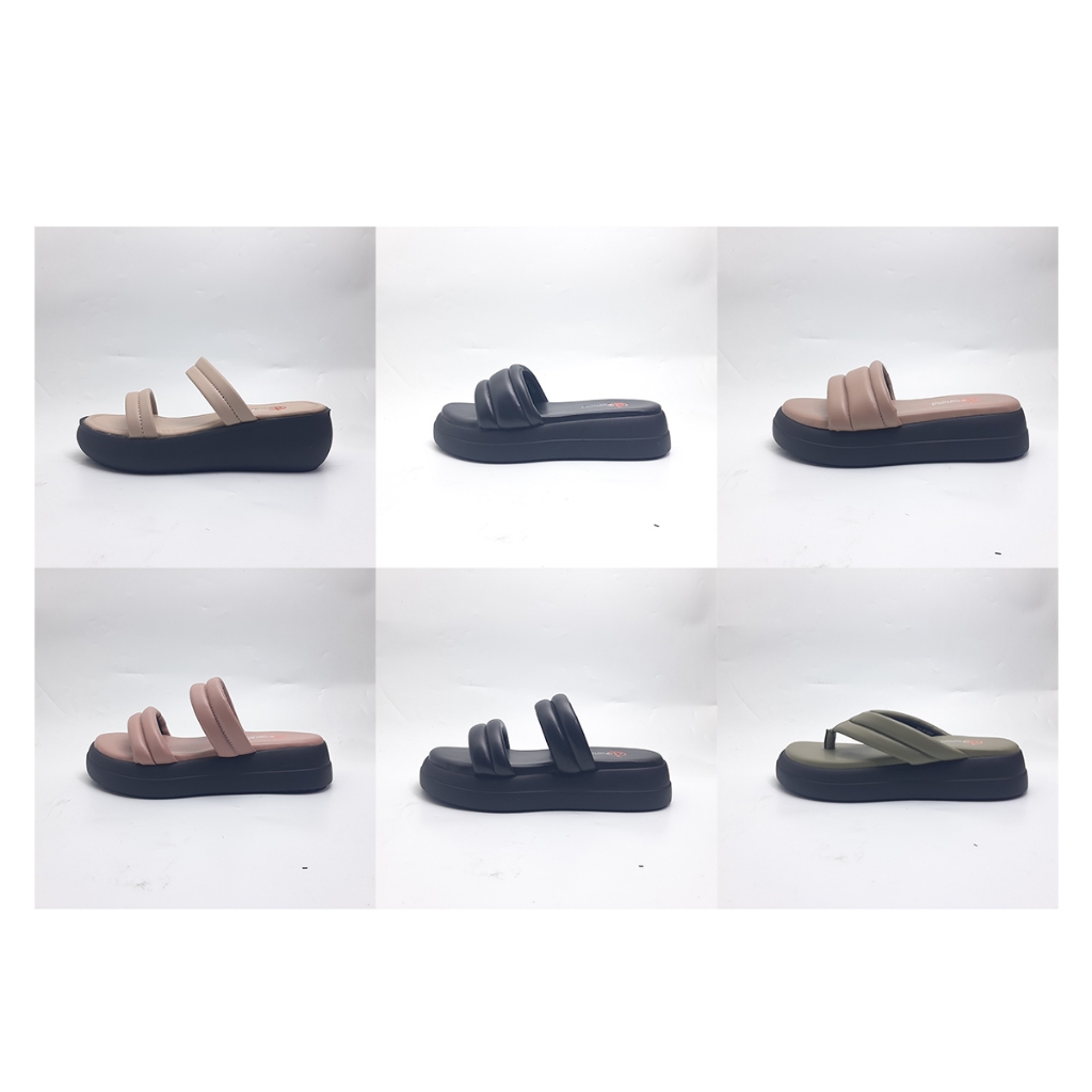 SENDAL WEDGES WANITA TERBARU RINGAN DAN SIMPLE BY DONATELLO