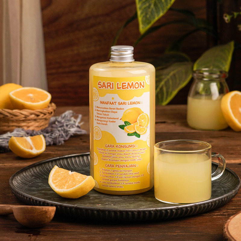 

Sari lemon asli tanpa campuran 500 ml