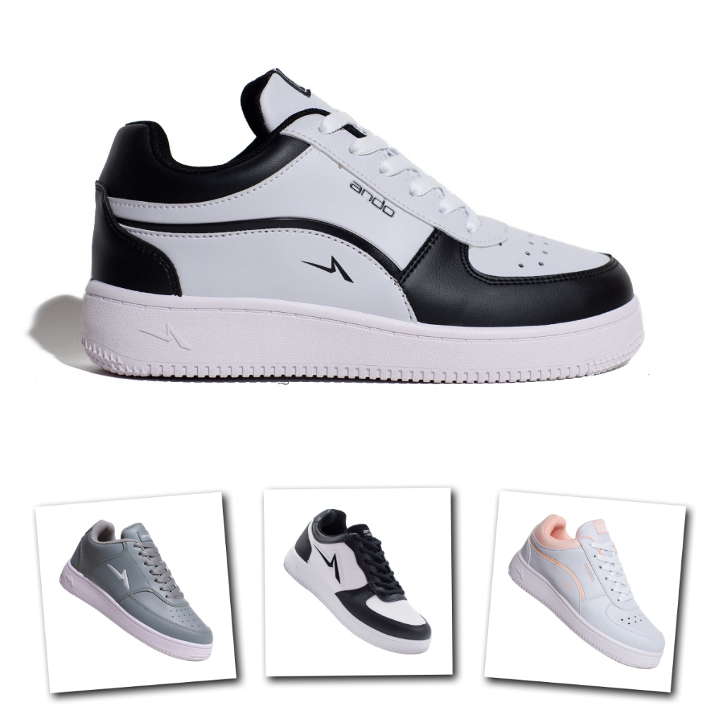 Ando Tricks Sepatu Wanita Dewasa Tali Original Sneakers Cewek Kekinian Dewasa 37-40
